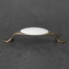 TULIP Fogantyú-Gipa 96 antik réz/fehér porcelán + csavarok