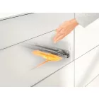 K-BLUM Antaro K 550 mm/30 kg, Blumotion/TOB, fehér SW, belső