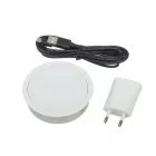 VersaCharger matt fehér / csiszolt fehér USB kábellel és adapterrel 230 V-ra