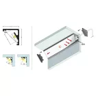 TM-profil LED Cabi12 E alu fekete 2000mm