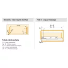 StrongRide szinkron 3D teljes kihúzású sín 450 mm csillapítással