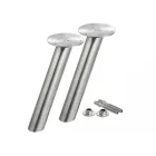 Szögletes konzol kerek 200mm rozsdamentes acél