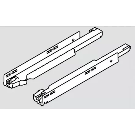 K-BLUM Legrabox K 550mm/40kg, Tip-on, fehér, Expando