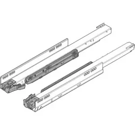 K-BLUM Legrabox M 550mm/70kg, Tip-on, nemesacél, Expando