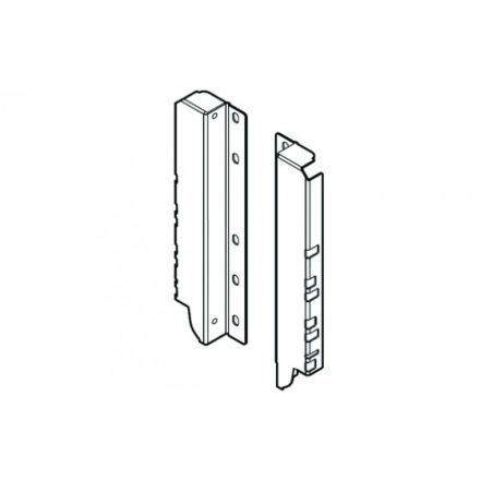 K-BLUM Antaro D 600 mm/30 kg, Blumotion/TOB, szürke R9006, csavar