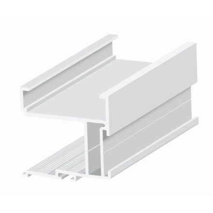 SEVROLL Rekord fogantyú profil 18mm 2,70m ezüst