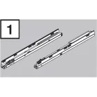 K-BLUM Antaro N 550 mm/30 kg, Blumotion/TOB, szürke R9006, inserta
