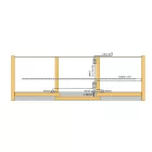 StrongLumio érintésnélküli kapcsoló ajtóba, max. 3 érzékelő, 12-24V, 8A