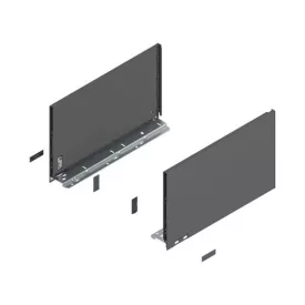 K-BLUM Legrabox F 400mm/40kg, TIP-ON, szürke, csavar