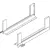 K-BLUM Legrabox Free 550mm/70kg, Tip-on, nemesacél, Expando