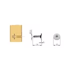 IF besüllyeszthető mágnes K-Lock 10x27mm antracit