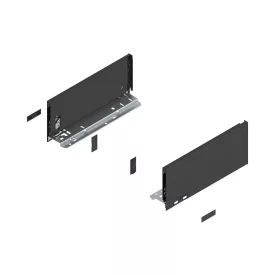 BLUM 770K3002S oldalfal Legrabox K 300mm fekete