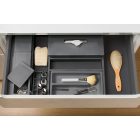 GOLLINUCCI Fürdőszobai fiók rendező doboz, 270mm mély fiókba, antracit