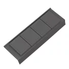 GOLLINUCCI Fürdőszobai fiók rendező doboz, 450mm mély fiókba, antracit