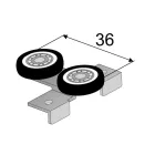SEVROLL felső görgő Blue (18 mm-es rétegelt lemez) keret nélküli J+B