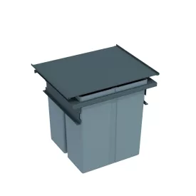   GOLLINUCCI Sorter Metal Line 571,600 mm,80 l+beépített fedél,OrionGrey (szürke)