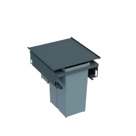   GOLLINUCCI Sorter Metal Line 571,450 mm,37 l+beépített fedél,OrionGrey (szürke)