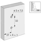 HETTICH 907158701 talp 8099 D=3 mm "Direkt"