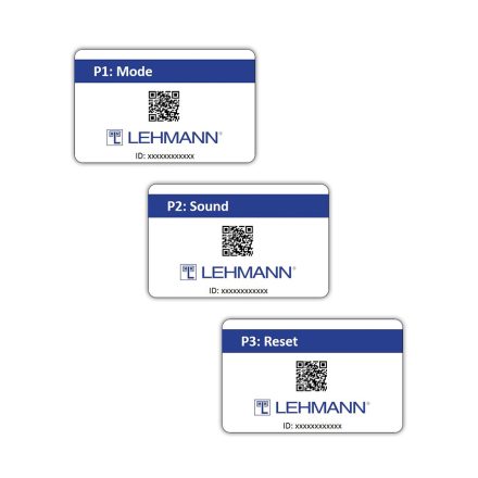 LEHMANN Kártya szett elektr.zárokhoz Mifare M400,M410,M610-Mode,Sound,Reset