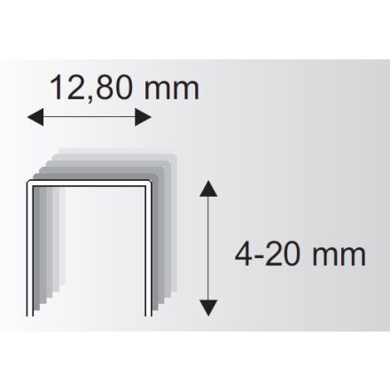 Kárpit kapocs 338/08-140, 39200 db
