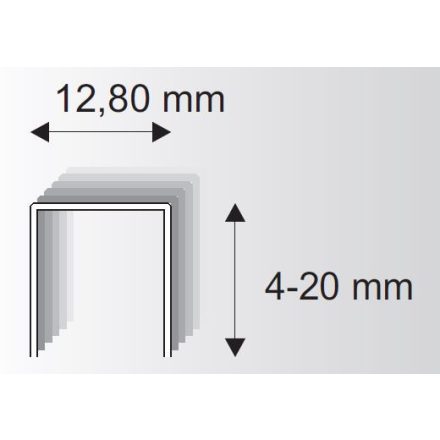 Kárpit kapocs 338/10-140, 31360 db
