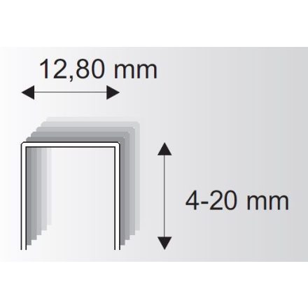 Kárpit kapocs 338/12-140, 25480 db