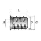Peremes anyacsavar BU36 - M6x10mm