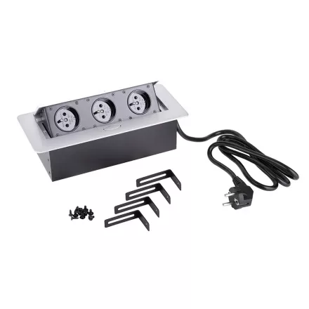 StrongPower Elektromos dugaszoló aljzat 3x 230V, nemesa.im., FR