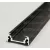 StrongLumio LED profil Surface, fekete, 4m