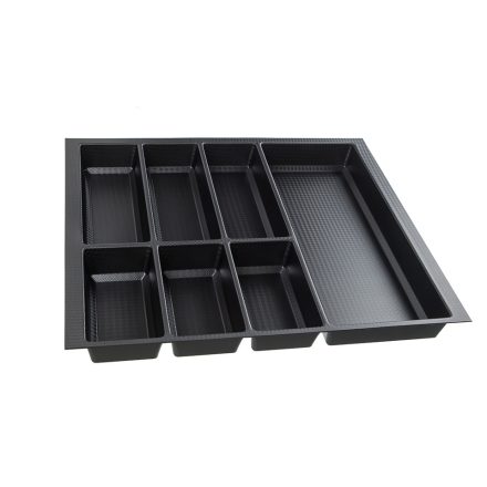 Evőeszköztartó Kristall soft touch 50 (422 x 474 mm) fekete