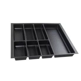   Evőeszköztartó Kristall soft touch 60 (522 x 474 mm) fekete