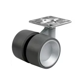   OGTM Kerék Formula 60 mm fékkel, alumínium, gumi futófelülettel szürke