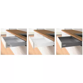   K-HETTICH Innotech Atira, front kihúzású, ezüst, 470/70, 50kg, SiSy