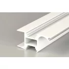 TM-profil Lucera rápattintható alu fehér lakk 4000mm