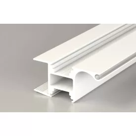 TM-profil Lucera rápattintható alu fehér lakk 4000mm