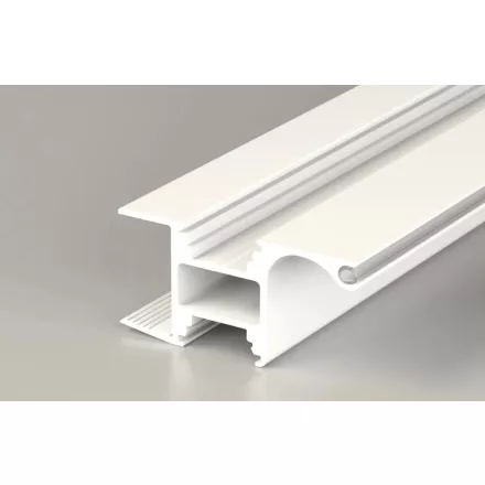 TM-profil Lucera rápattintható alu fehér lakk 4000mm