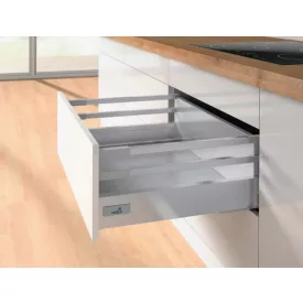   K-HETTICH Innotech Atira hosszanti magasító korlát középre 470, ezüst, tipli