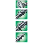 SPAX csavar 6x100/61 tányérfejű TXS, W, 4C,részleges menettel