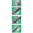 SPAX csavar 8x160/80 tányérfejű TXS, W, 4C,részleges menettel