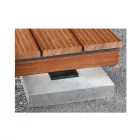 SPAX PAD talp 100x100x8mm, 20db