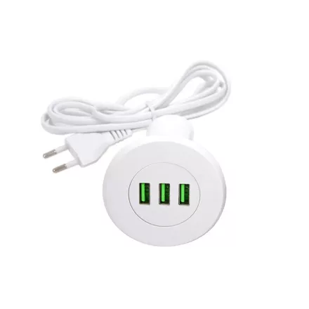 Strong USB töltő, 3x töltő kimenet fehér