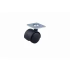 StrongCastors kerék 30 mm lemez fekete