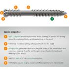 SPAX csavar 5x50 teraszhoz cilinderes TXS, A2, C, ezüst