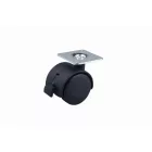 StrongCastors kerék 50 mm lemez fék fekete