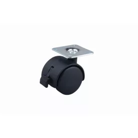 StrongCastors kerék 50 mm lemez fék fekete