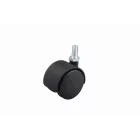 StrongCastors kerék 40 mm csap M8 x 15 fekete