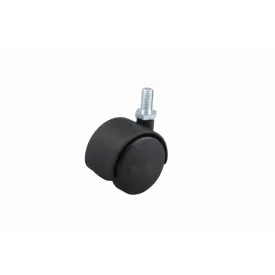 StrongCastors kerék 40 mm csap M8 x 15 fekete
