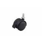 StrongCastors kerék 40 mm csap M8 x 15 fék fekete