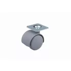 StrongCastors kerék 40 mm lemez szürke