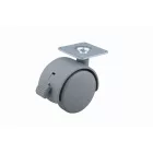 StrongCastors kerék 50 mm lemez, fék szürke